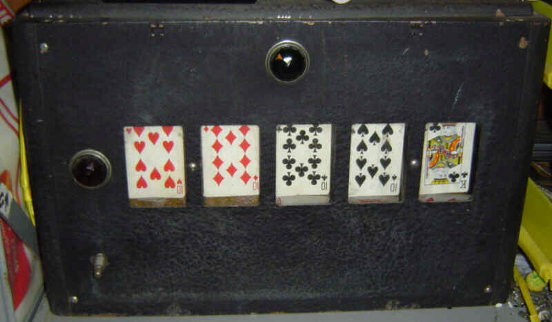 1930's Trade Stimulator Arcade Poker Machine
